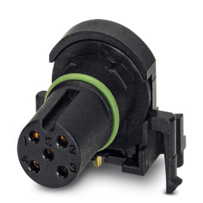 Phoenix Contact M12 Contact Carrier - Socket; SACC-CI-M12FS-5CON-L90 SCO; Female; 5-Pin; A - Standard Key